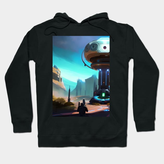 SPACE TELEPORTATION STRUCTURE Hoodie by sailorsam1805